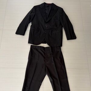 Brunello Cucinelli black Tuxedo suit